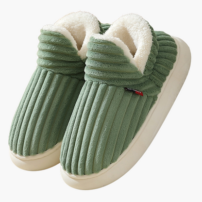 Chaussons d'hiver unisexes ultra confort pour intérieur, style moderne, antidérapants