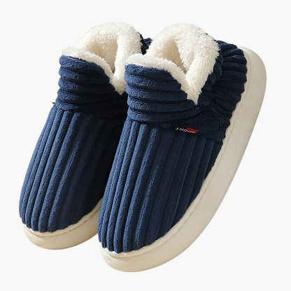 Chaussons d'hiver unisexes ultra confort pour intérieur, style moderne, antidérapants