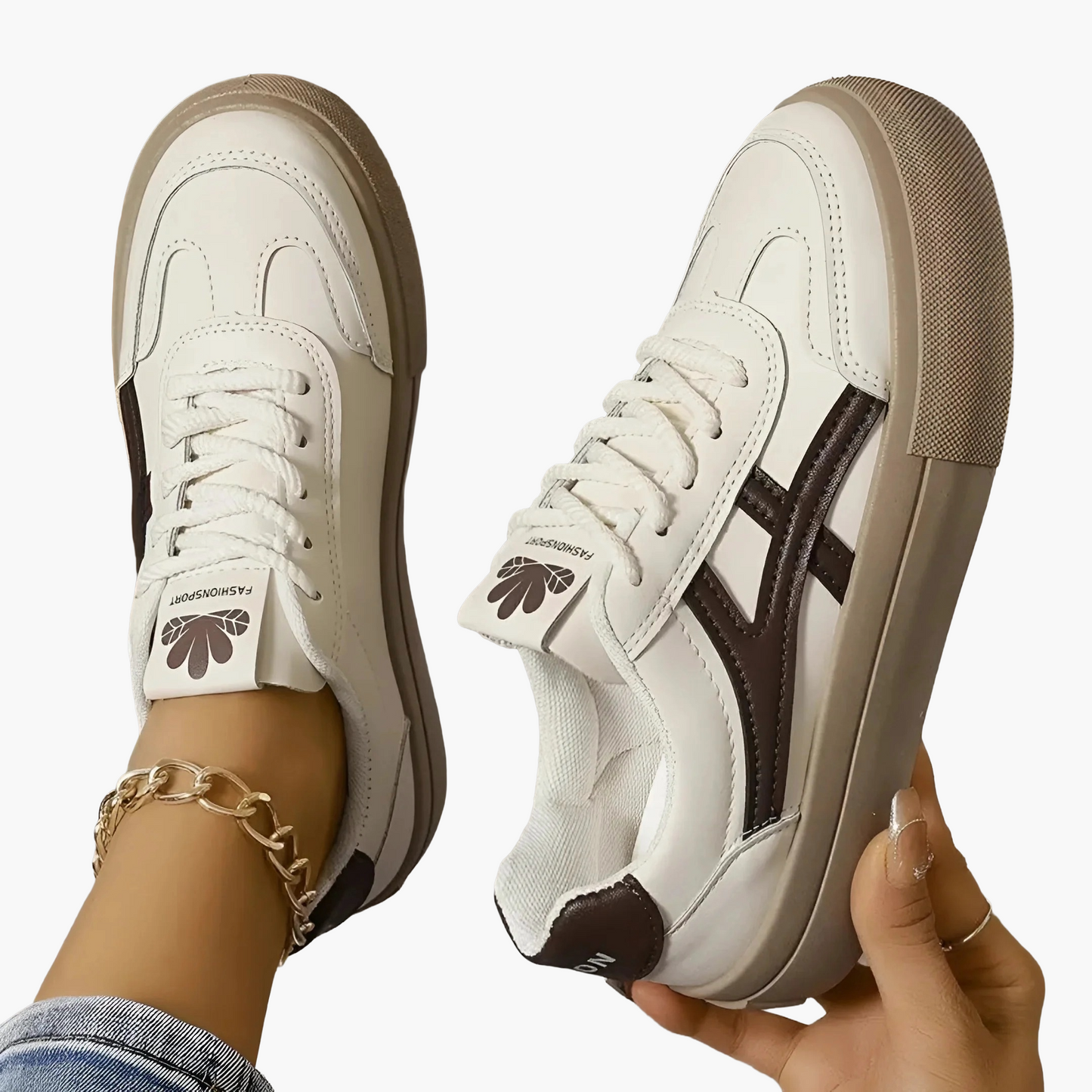Zapatillas ortopédicas para mujer estilo retro para confort diario y caminata urbana
