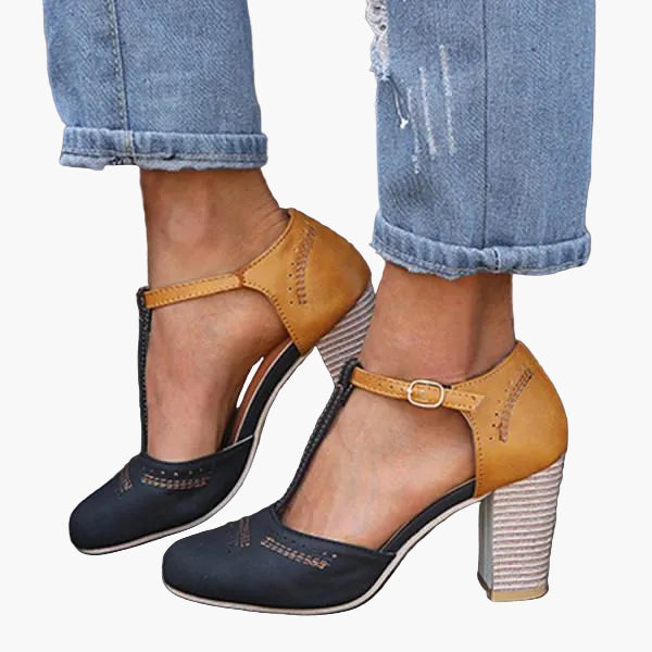 Chaussures à talons confort équilibre pour femme – Élégance quotidienne et soutien orthopédique