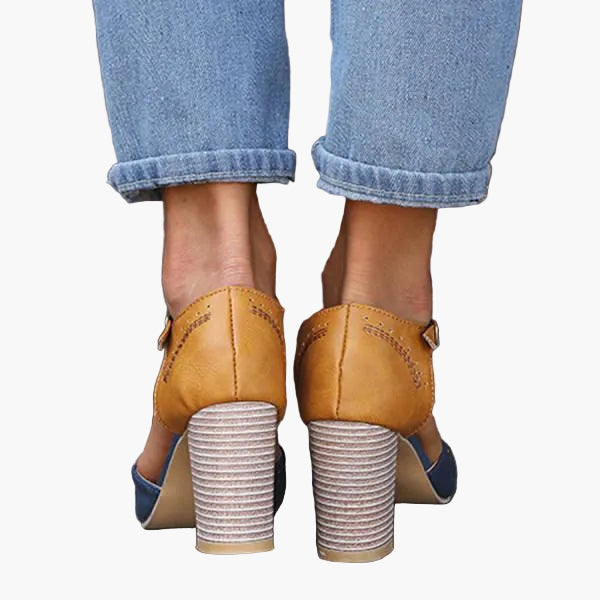 Chaussures à talons confort équilibre pour femme – Élégance quotidienne et soutien orthopédique