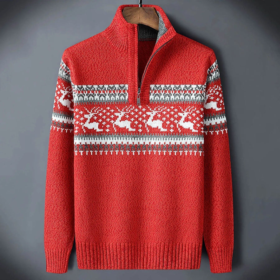 Herresweater med lange ærmer