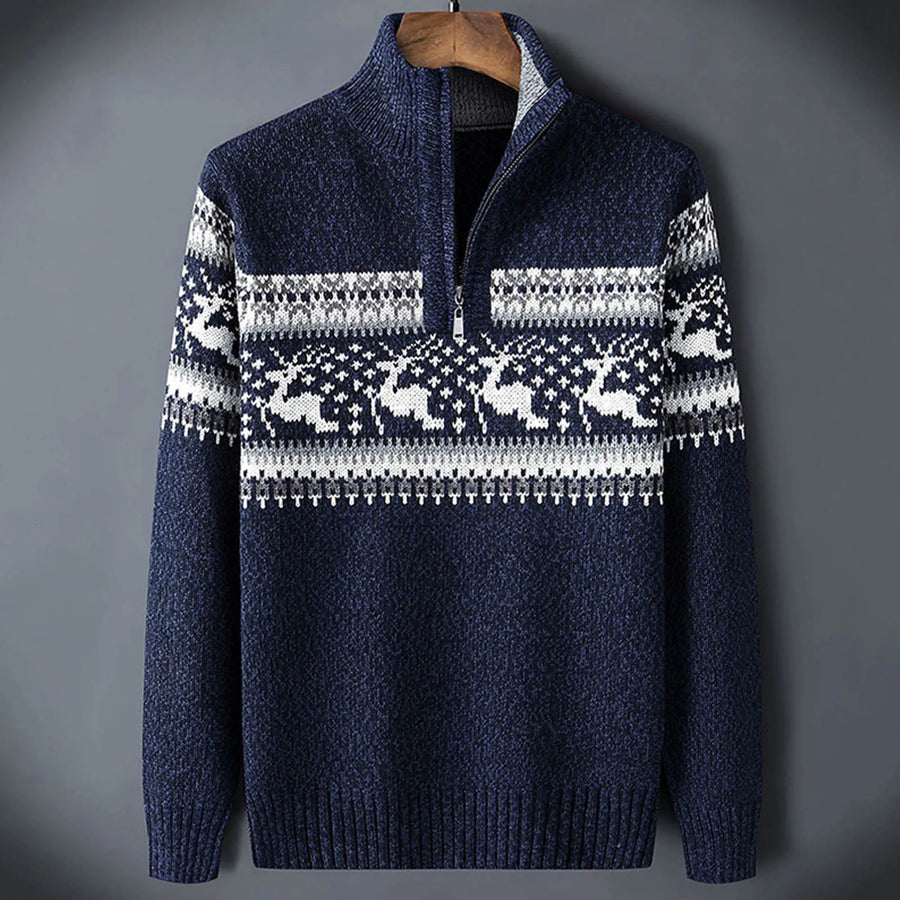 Herresweater med lange ærmer