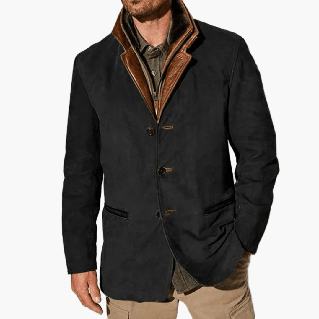 Veste Style Classique Décontracté Homme – Élégance Polyvalente Automne/Hiver