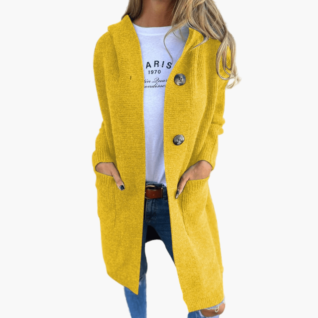 Gilet long femme style décontracté chic pour usage quotidien