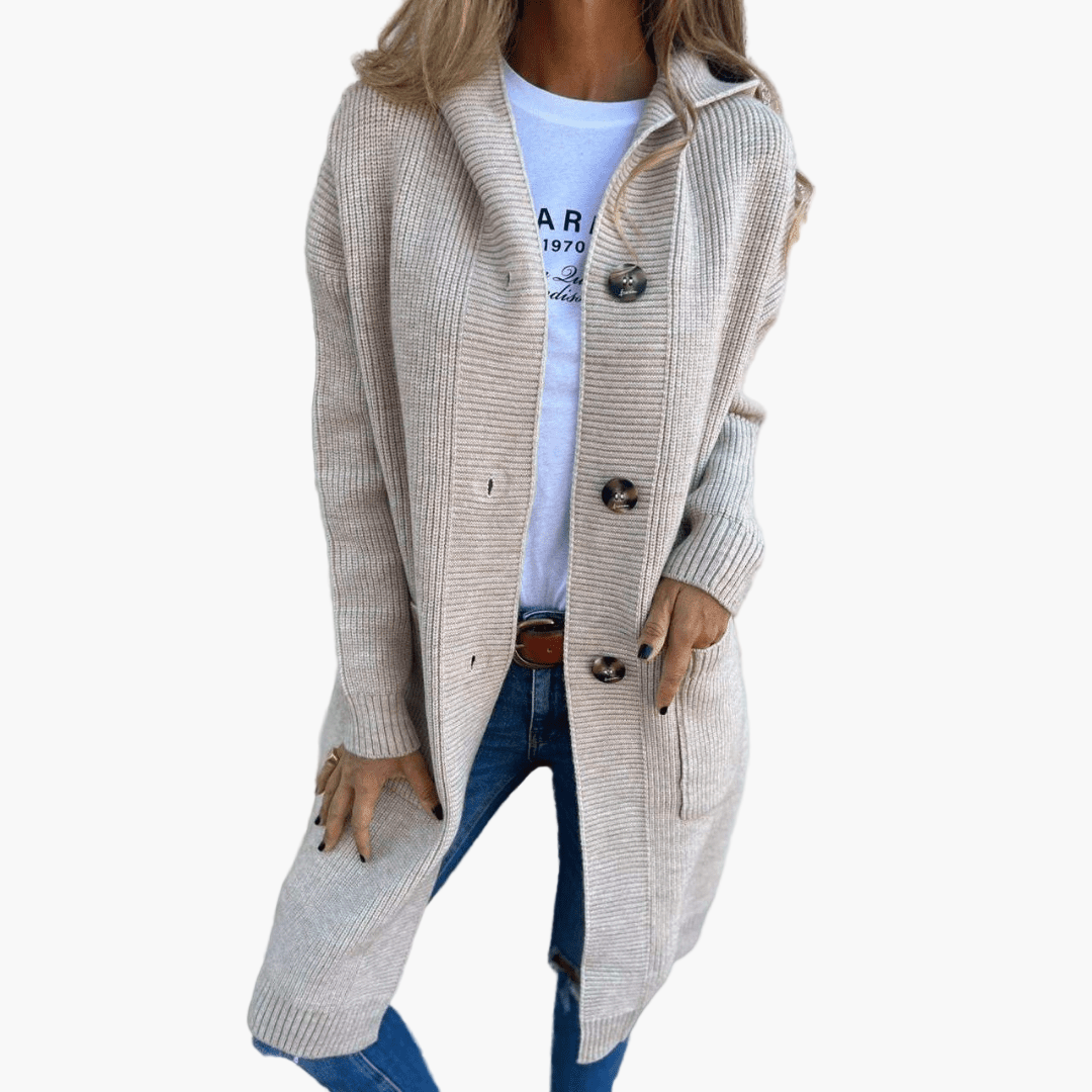 Gilet long femme style décontracté chic pour usage quotidien