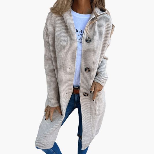 Gilet long femme style décontracté chic pour usage quotidien
