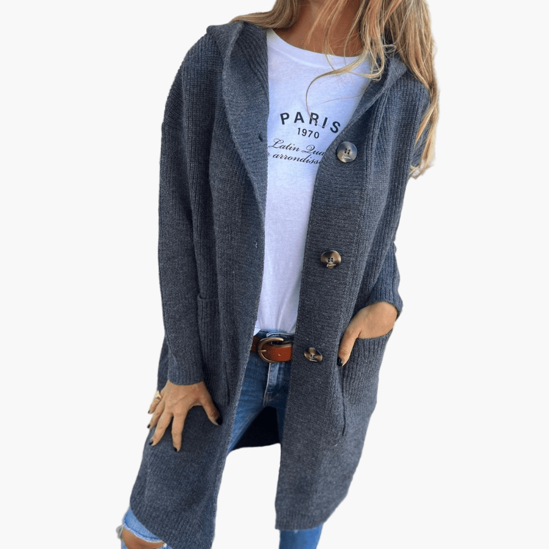 Gilet long femme style décontracté chic pour usage quotidien