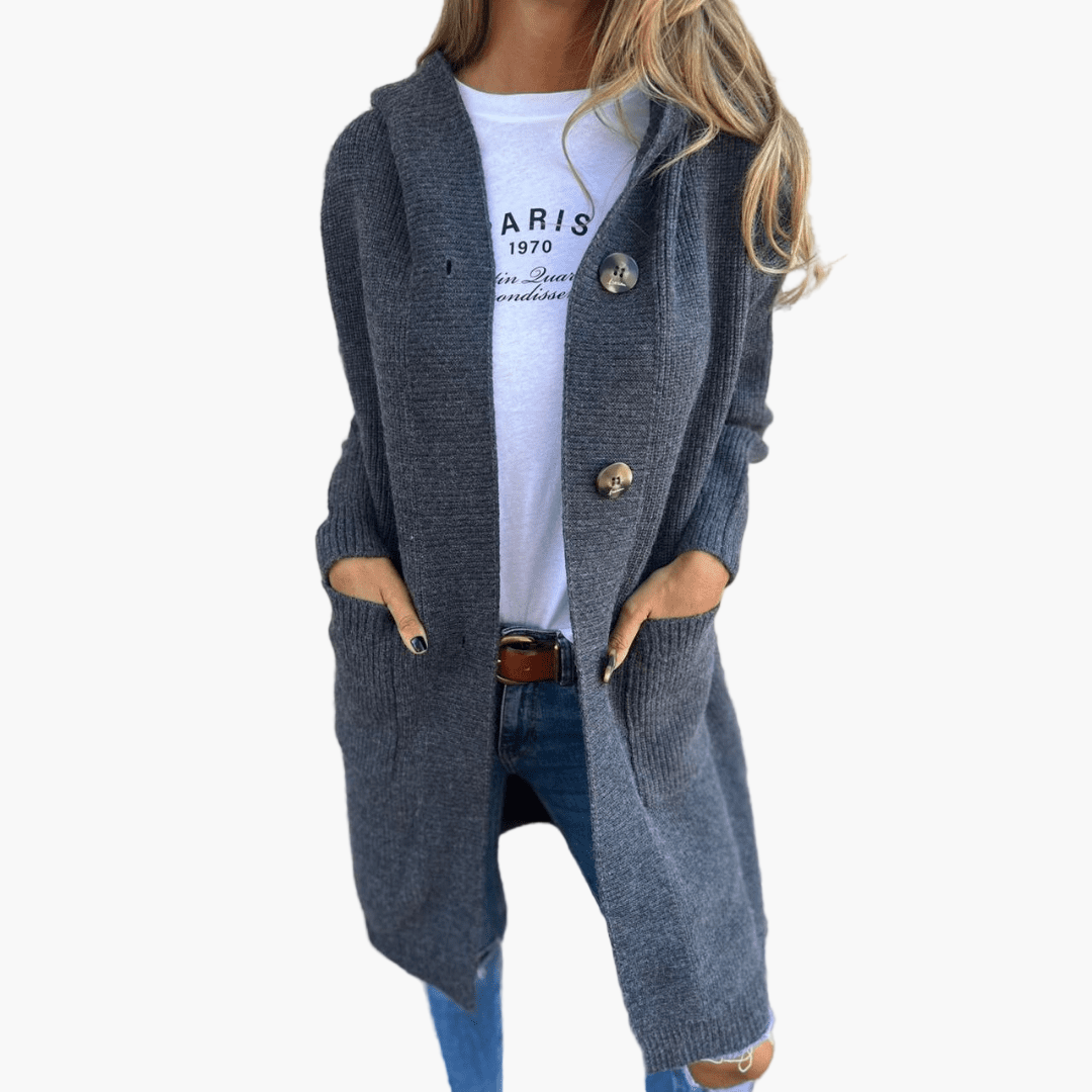 Gilet long femme style décontracté chic pour usage quotidien
