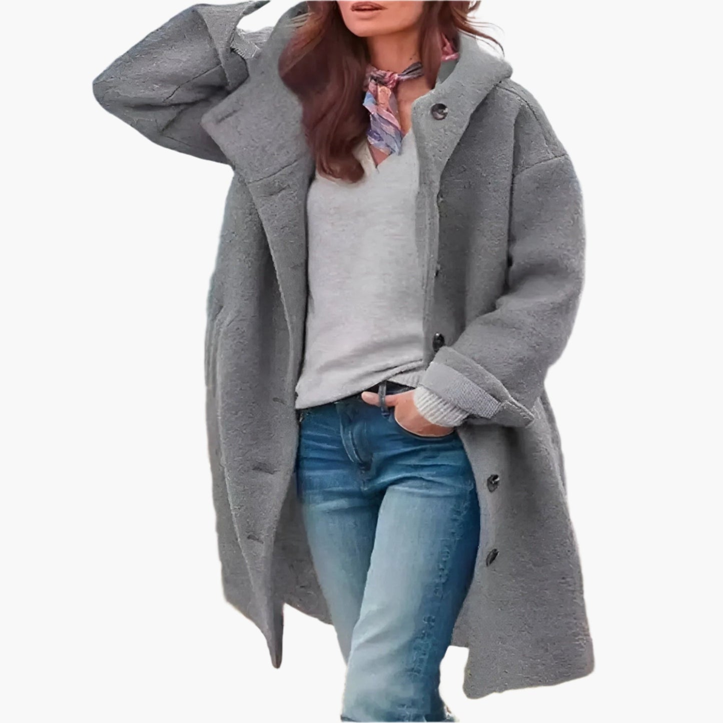 Cappotto Invernale Donna Elegante Stile Oversize Ideale per Tempo Freddo e Urbano