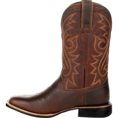 Bottes western homme style cowboy pour mode décontractée ou soirées country