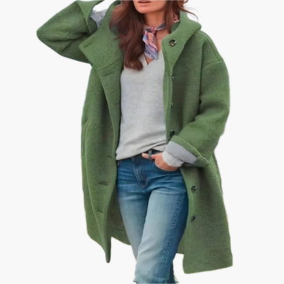 Cappotto Invernale Donna Elegante Stile Oversize Ideale per Tempo Freddo e Urbano