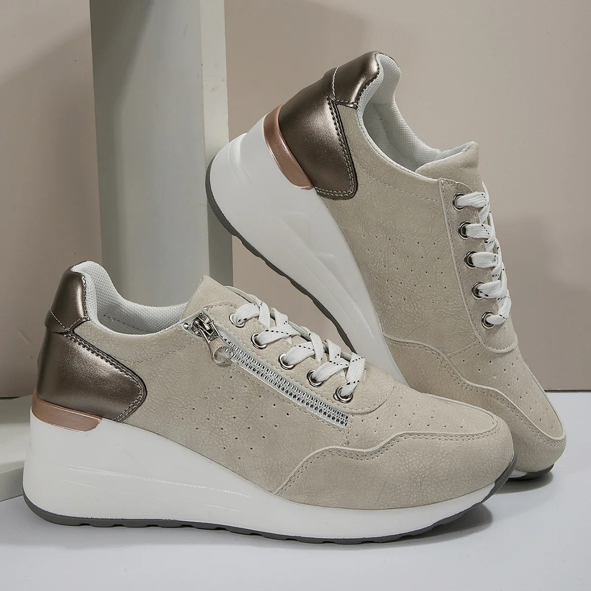 Orthopädische Damen-Walking-Sneaker im urbanen Stil – Täglicher Komfort