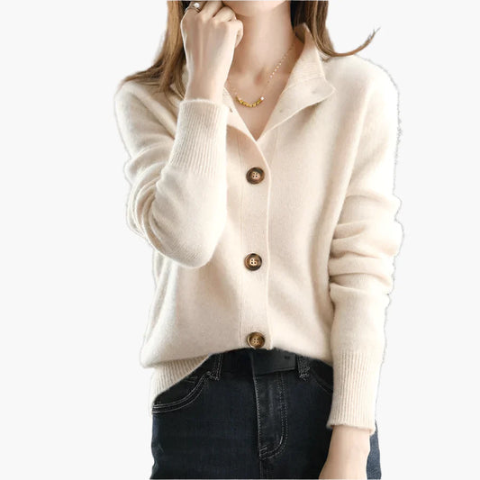 Elegant and Cozy Women's Cardigan Casual Style for Autumn and Winter