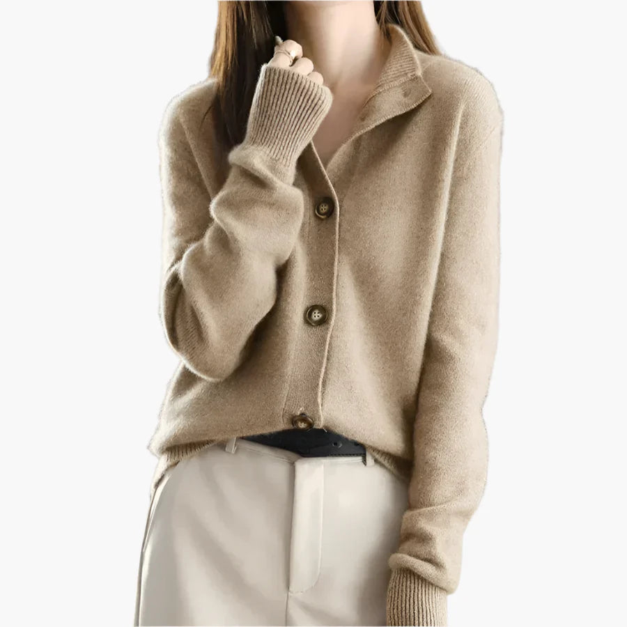 Cardigan Femme Élégant et Douillet Style Décontracté pour Automne et Hiver
