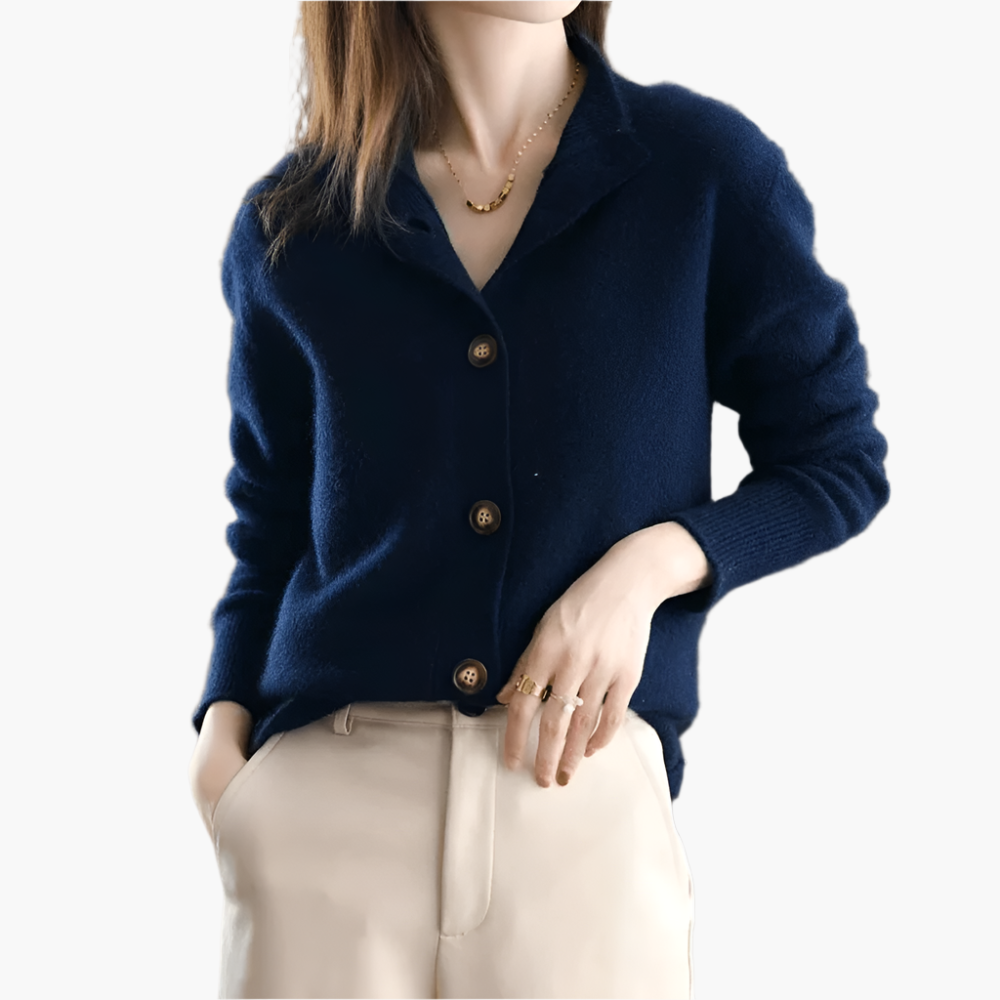 Cardigan Femme Élégant Style Décontracté pour Bureau ou Quotidien