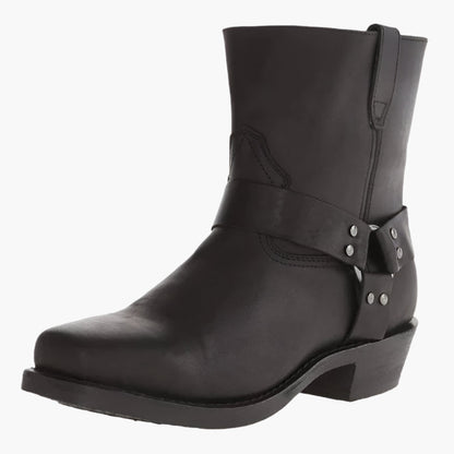 Herre Vintage Western Støvler – Robust og Elegant Cowboy Stil, Daglig og Udendørs Brug