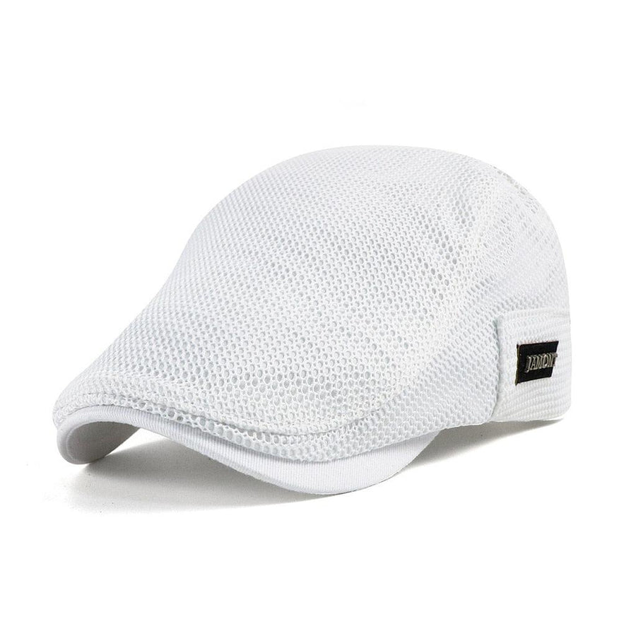 Casquette béret plate en maille respirante pour homme