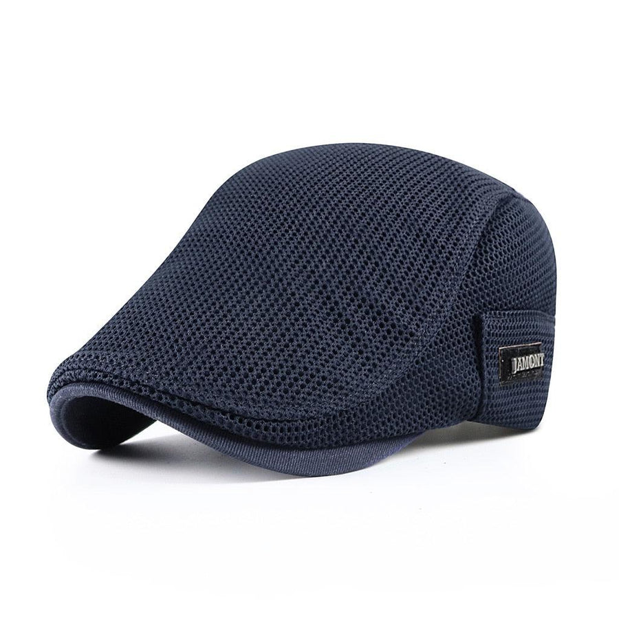 Casquette béret plate en maille respirante pour homme