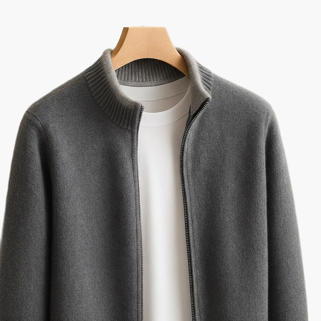 Casual style zip-up jacket for men, modern and versatile elegance