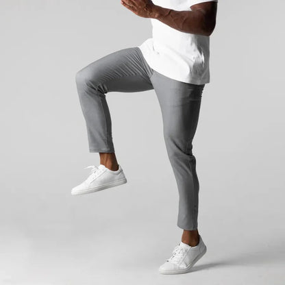 Pantalon chino ajusté pour homme - Style élégant et polyvalent pour bureau et loisirs