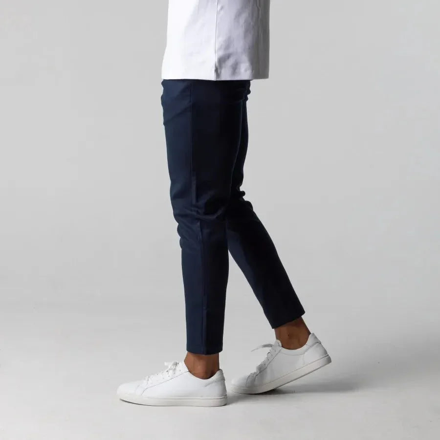 Pantalon chino slim pour homme, style urbain et élégant, idéal bureau et sorties