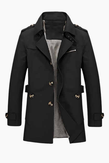Classic trench coat for men elegant urban style