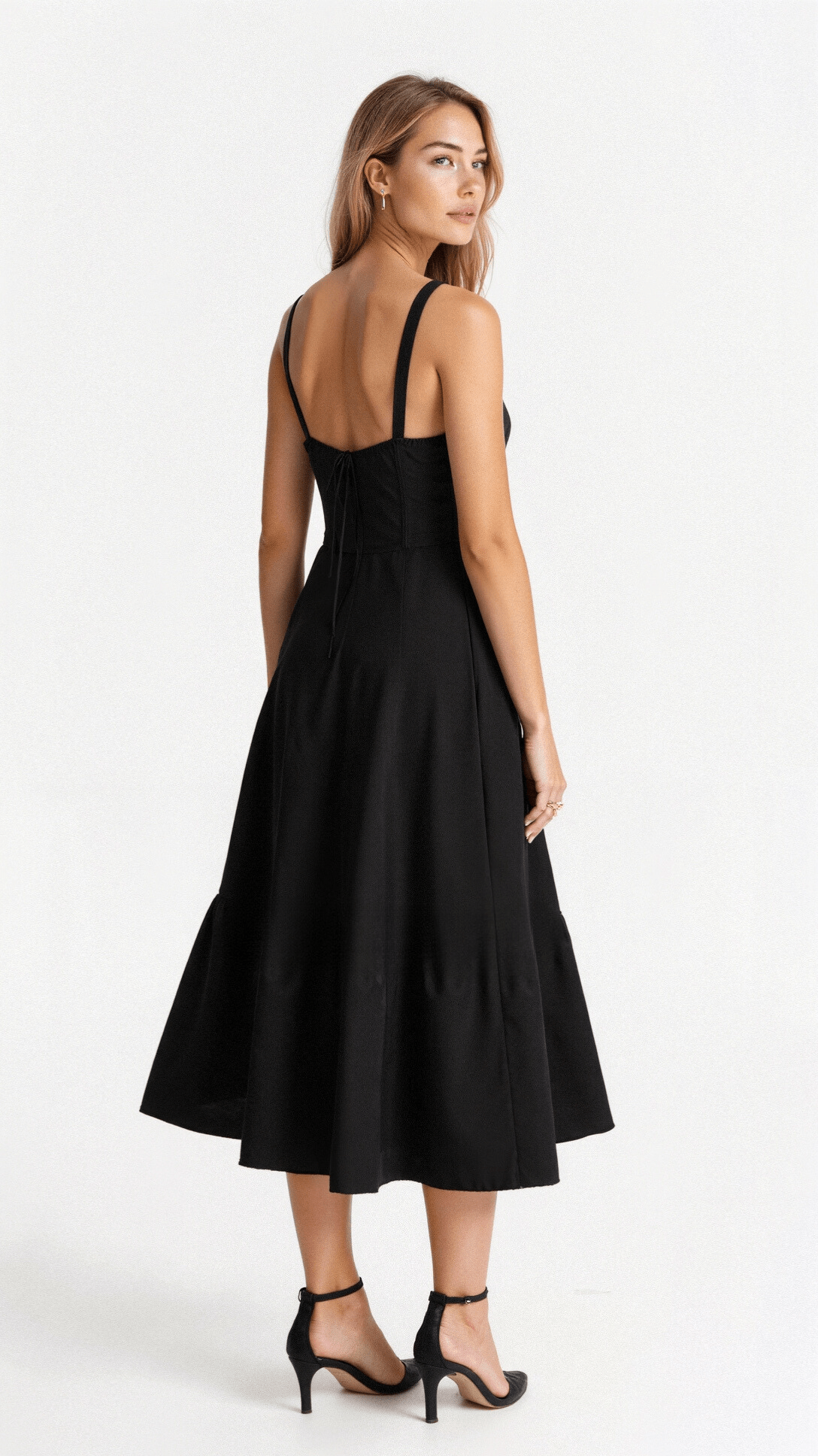Robe Midi Corset Femme – Élégance Florale et Style Romantique pour Occasions Spéciales