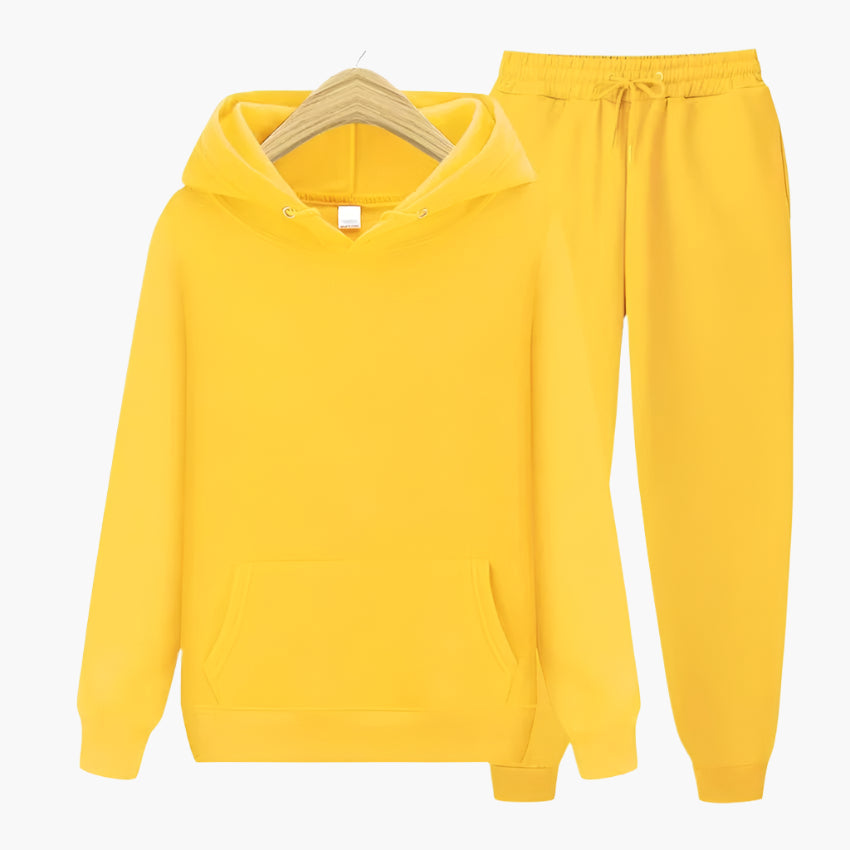 Ensemble de survêtement à capuche pour homme - Style décontracté et confortable, idéal pour le sport et la détente
