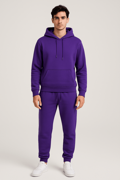 Ensemble de survêtement à capuche pour homme - Style décontracté et confortable, idéal pour le sport et la détente