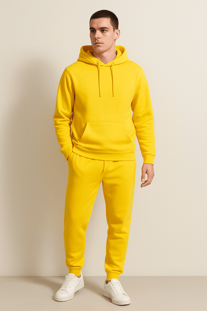 Ensemble de survêtement à capuche pour homme - Style décontracté et confortable, idéal pour le sport et la détente