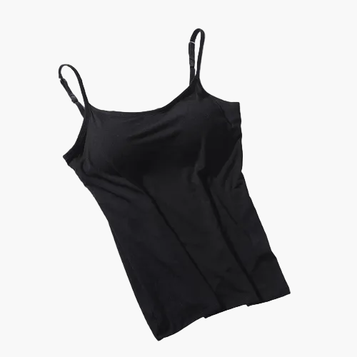 Canottiera modellante donna con reggiseno integrato – Stile invisibile e sostegno confortevole
