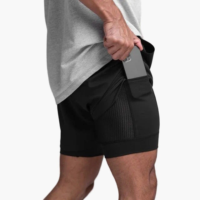 Short de sport homme fitness performance style moderne