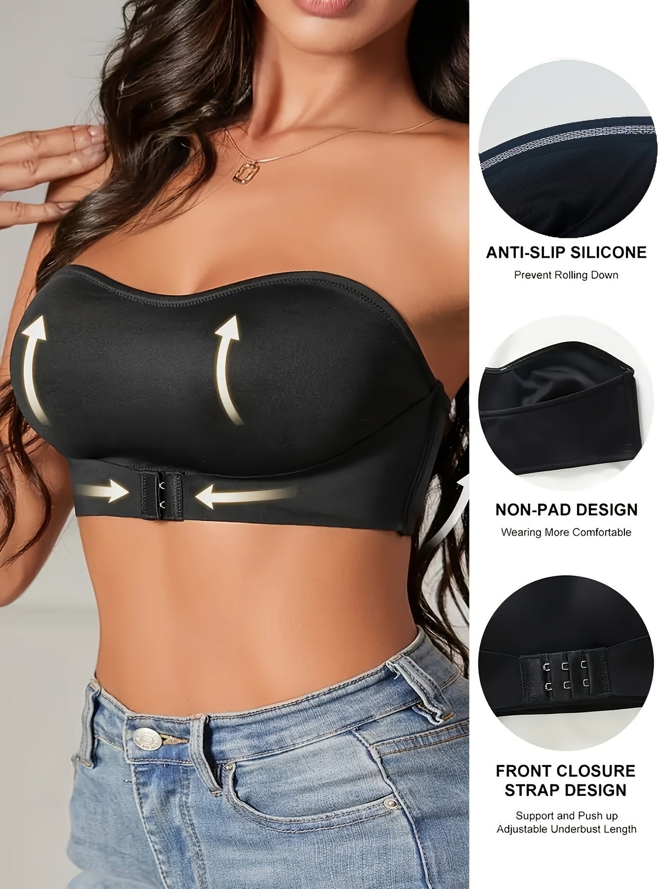 Bandeau sans couture antidérapant femme sport et détente