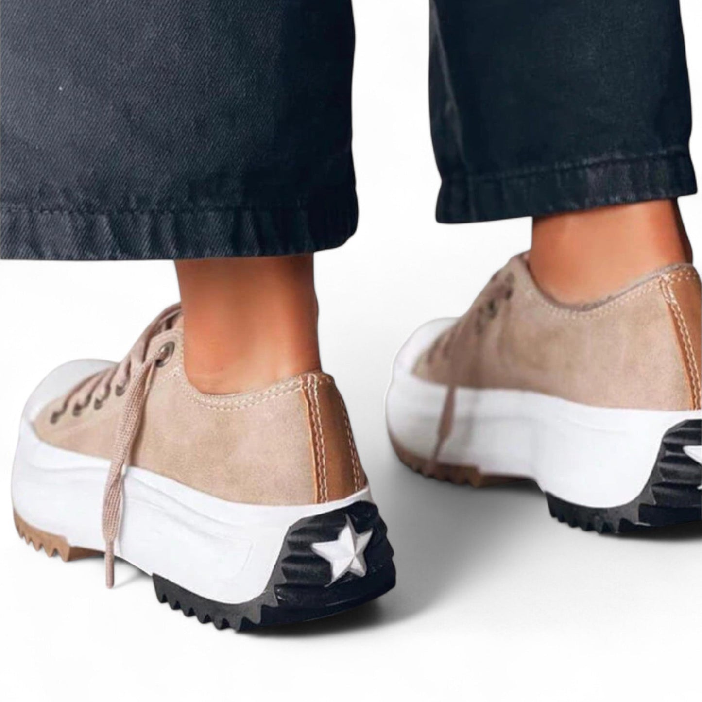 Baskets plateforme orthopédiques femme style urbain confort quotidien