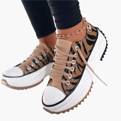 Baskets plateforme orthopédiques femme style urbain confort quotidien