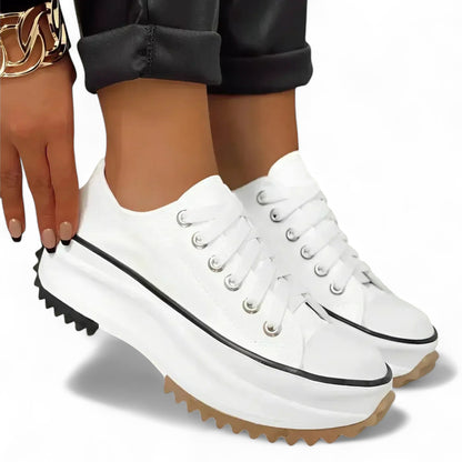 Baskets plateforme orthopédiques femme style urbain confort quotidien