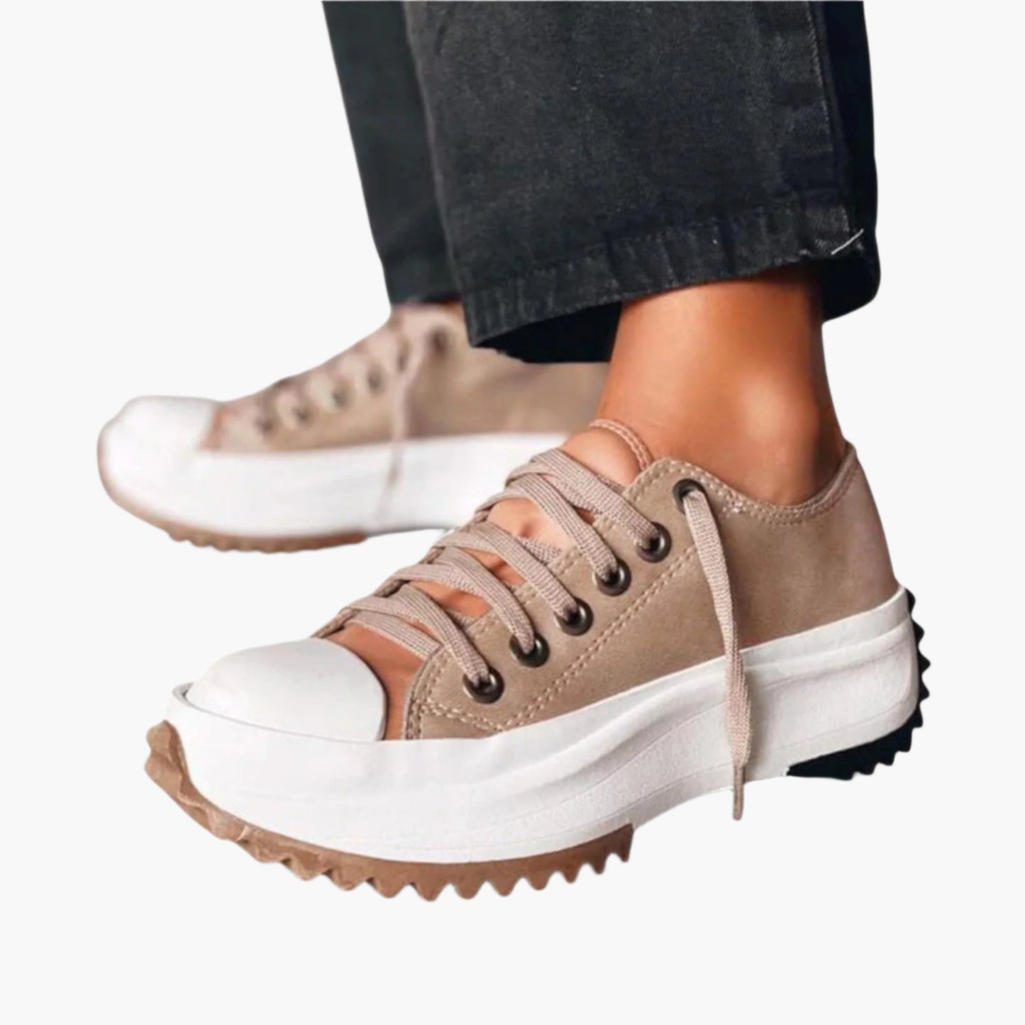 Baskets plateforme orthopédiques femme style urbain confort quotidien