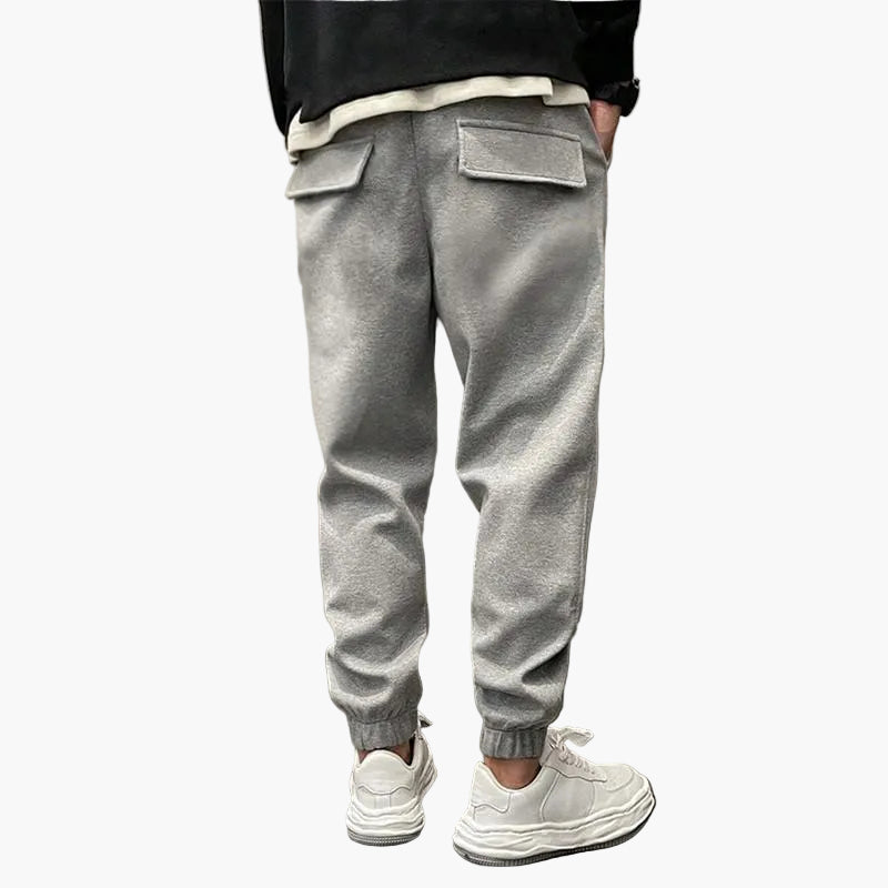 Pantalon de sport décontracté homme style jogging urbain polyvalent