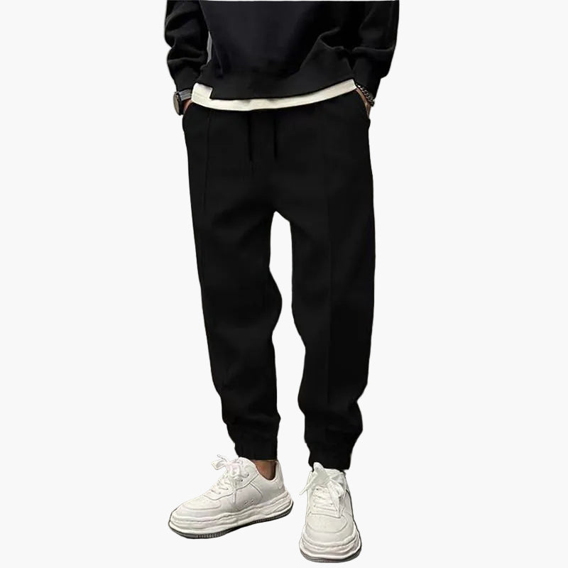Pantalon de sport décontracté homme style jogging urbain polyvalent
