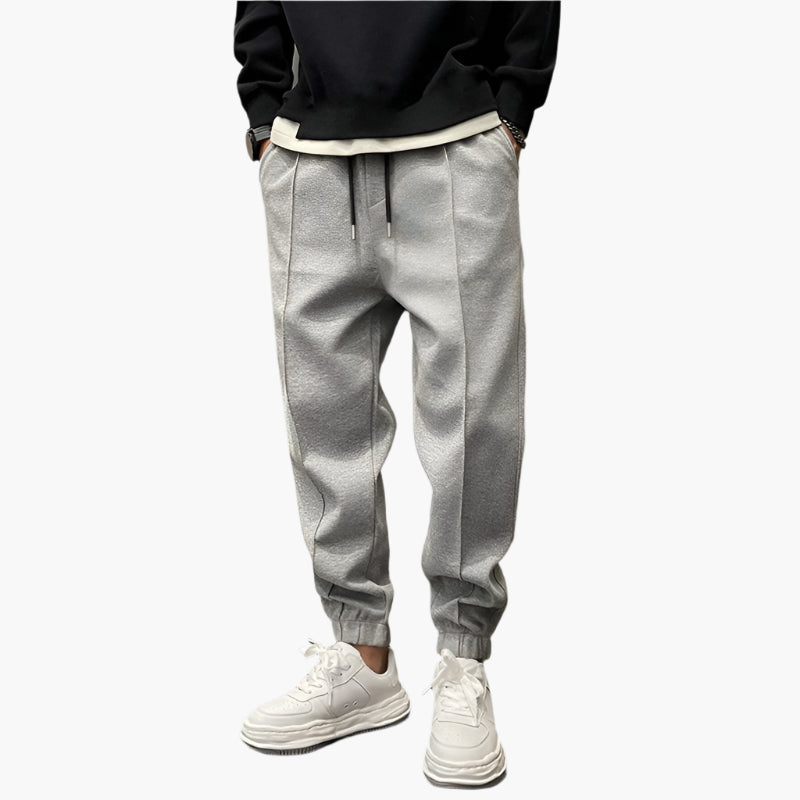 Joggingbyxor Urban Stil för Herrar - Daglig Komfort och Värme - Perfekt för Sport och Fritid