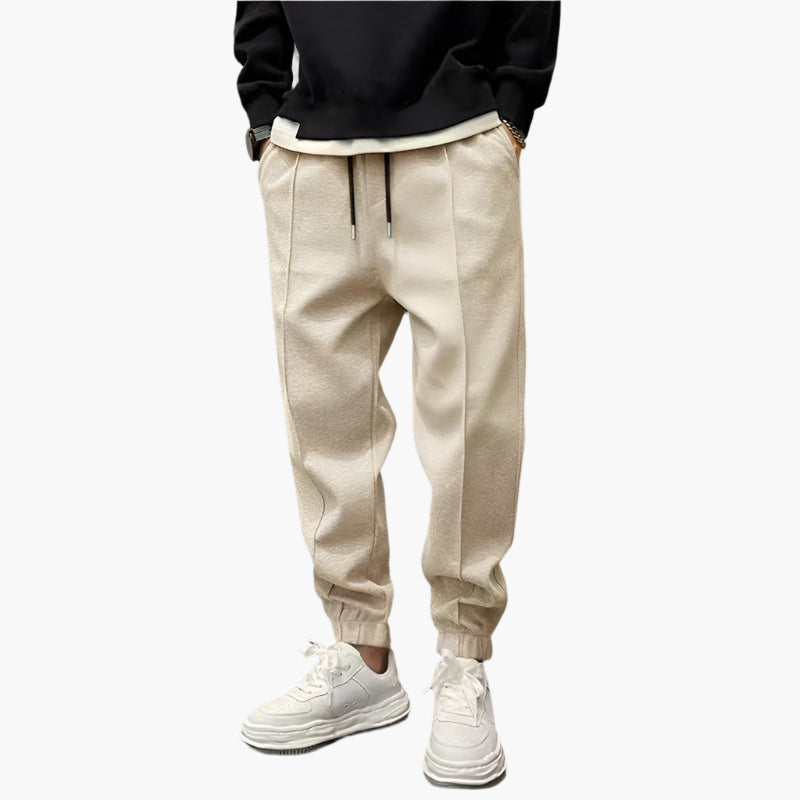 Joggingbyxor Urban Stil för Herrar - Daglig Komfort och Värme - Perfekt för Sport och Fritid