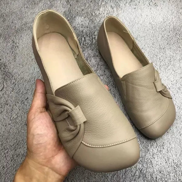 Chaussures plates femme style mocassin confort quotidien élégant