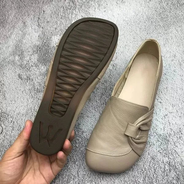 Chaussures plates femme style mocassin confort quotidien élégant
