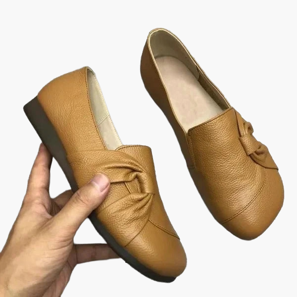 Chaussures plates femme style mocassin confort quotidien élégant