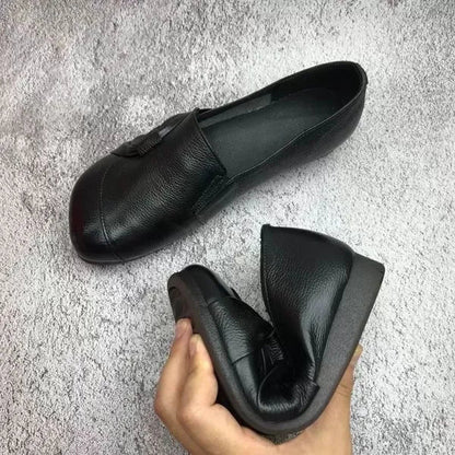 Chaussures plates femme style mocassin confort quotidien élégant