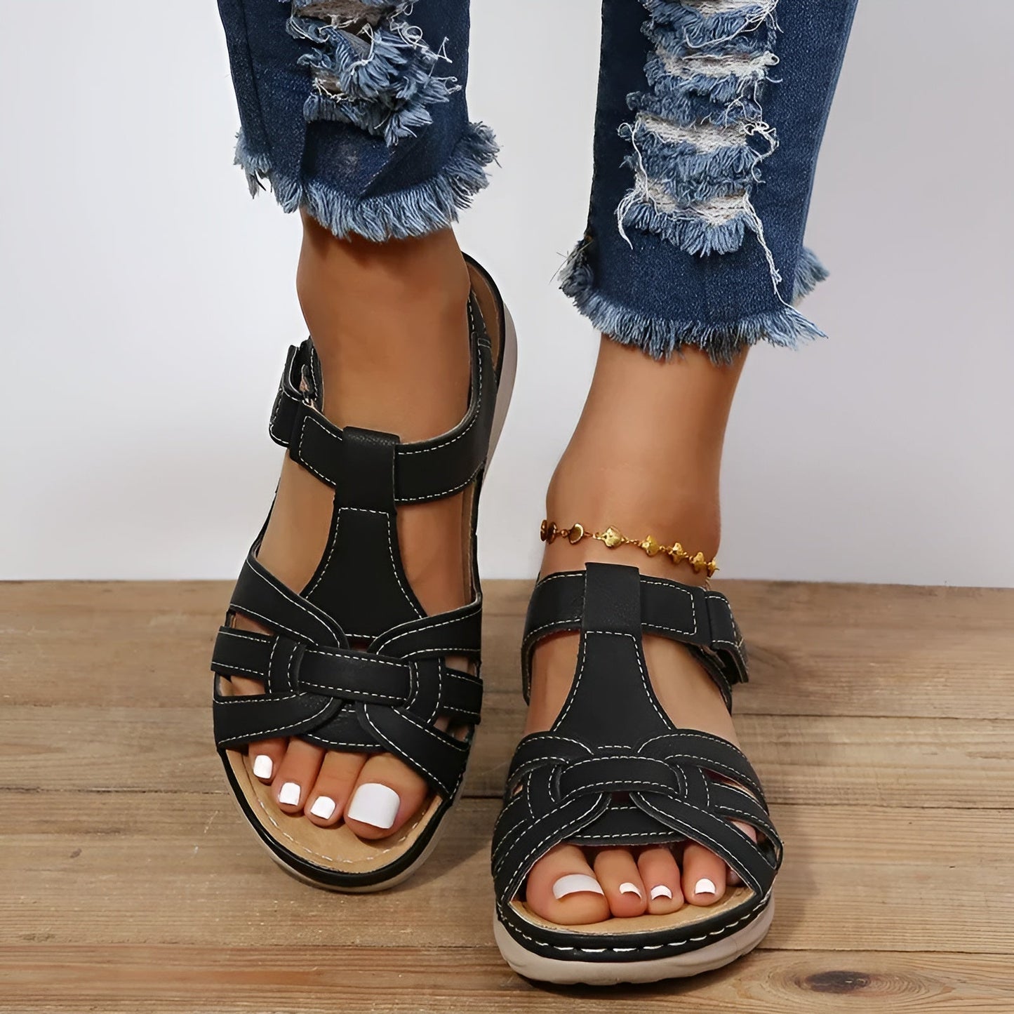 Sandales orthopédiques confort pour femme – Style moderne et soutien quotidien