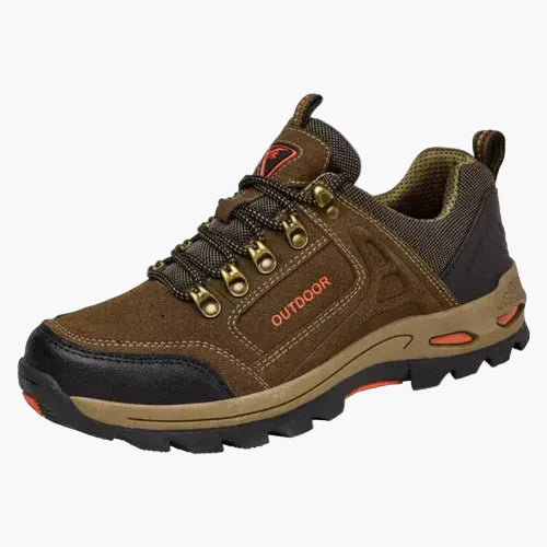 Men's orthopedic comfort hiking shoes for outdoor trekking