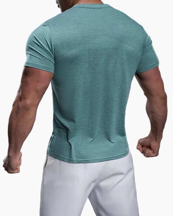 T-shirt de sport homme coupe ajustée pour entraînement et performance
