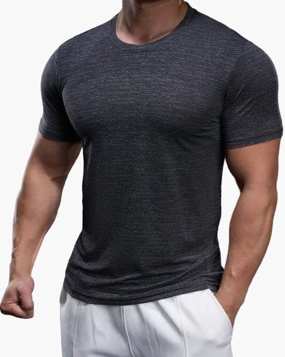T-shirt de sport homme coupe ajustée pour entraînement et performance